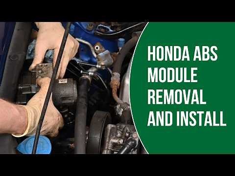 Honda ABS Module Location, Removal, Repair, and Replacement (Full Tutorial)