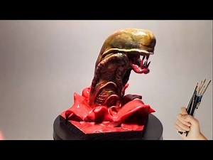Horrifying Alien Chestburster Diorama Build