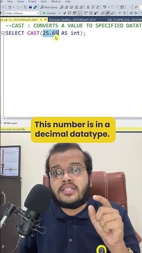 SQL Server CAST Function Explained with Example