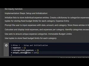 Python Project1: Personal Expense Tracker