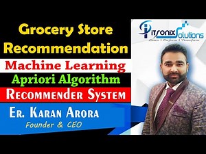Recommendation System for Grocery Store using Python Apriori Algorithm - Machine learning
