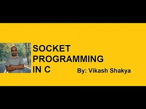 Socket Server and Client Code in C || Server handling only one client || By Vikash Shakya