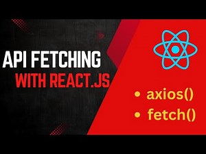 How to fetch API in React.js using fetch and axios method.