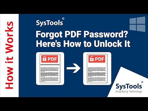 Forgot PDF Password? | Forgot PDF Password How to Open PDF | How to Recover Lost PDF Password