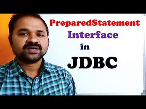 PreparedStatement Interface in JDBC || Web Technologies || Advanced Java
