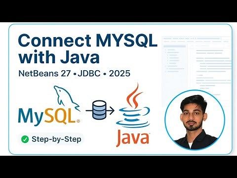 Java Database Connectivity in NetBeans 27 with MySQL 8.0.44 | JDBC Full Setup (2026 Tutorial)