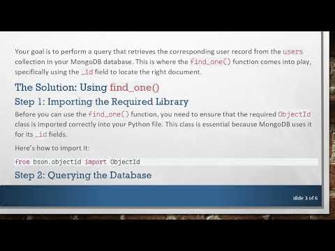 How to Use find_one() Function with the _id Key in MongoDB