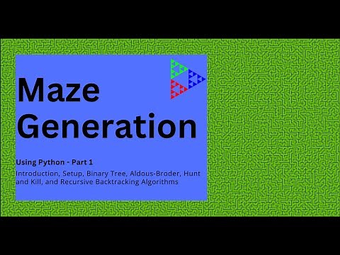 Generating Mazes with Algorithms Using Python - Part 1