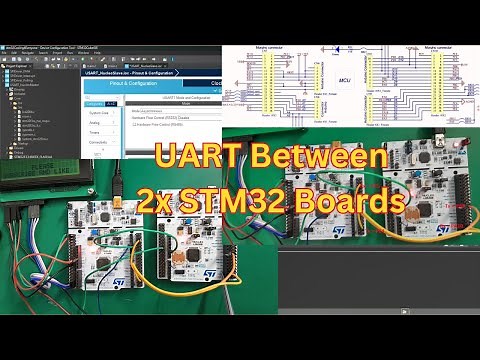 17. STM32 UART Tutorial: Communication Between Two Nucleo Boards