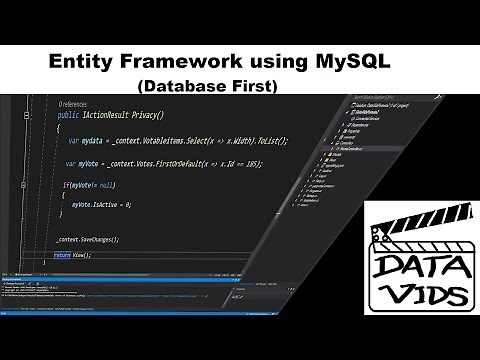 Entity Framework using MySQL (Database First) (EFCore)