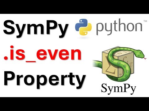 SymPy Basics: Checking Even Numbers with .is_even