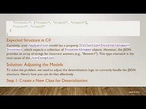 Solving System.Text.Json.JsonException: A Guide to Properly Deserializing JSON in C#