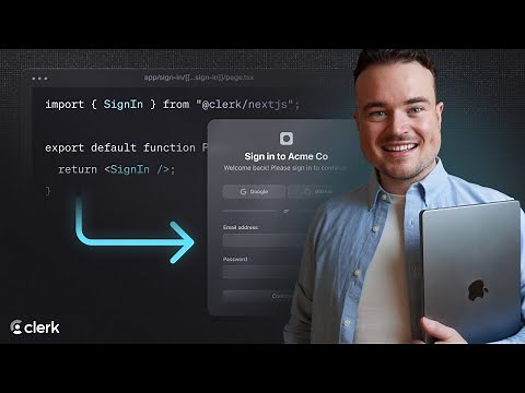 Build your own Next.js sign-in and sign-up pages with Clerk