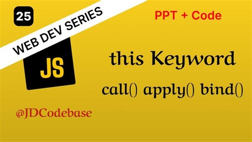 Understanding this Keyword in JavaScript (Deep Dive) | Web Development Series | JDCodebase | Jatin Dhamija