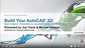 AutoCAD Video of the Month: Back to Basics: Introduction to Layouts and Viewports