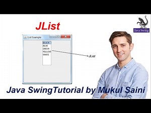 #51.1 Java Swing Tutorial | JList in Java part-1 | static List