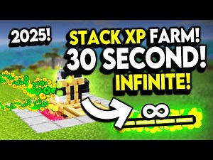 55 Levels in 30 Seconds! INSANE XP Farm for Minecraft 1.21+