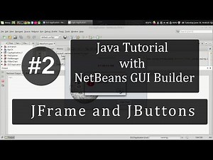 NetBeans GUI Builder - JFrame and JButton