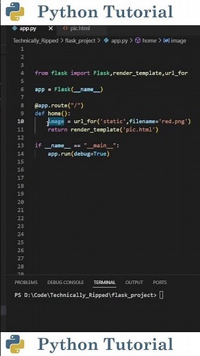 Adding Images To Flask Web App | Python Tutorial