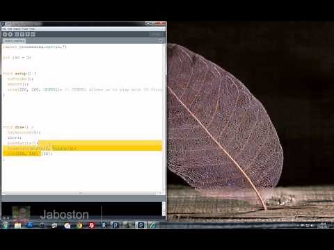 Processing Tutorial 5 - Basic 3D