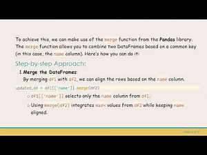 How to Efficiently Update Values in a Pandas DataFrame