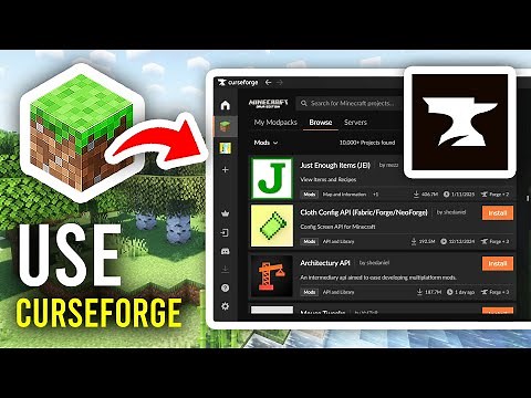 How To Use CurseForge Minecraft Mods - Full Guide
