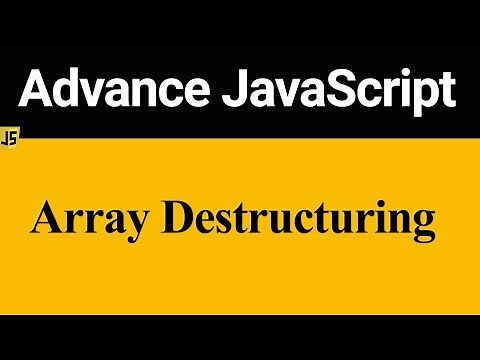Array Destructuring in JavaScript (Hindi)