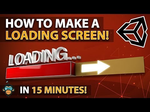 How to make a LOADING screen in Unity!