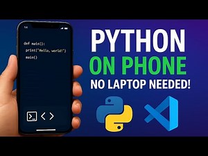 Python on Phone/Android 2025 📱 | No Laptop Needed – VS Code Mobile & Coding Apps Guide for Beginners
