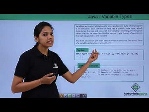 Java - Variable Types