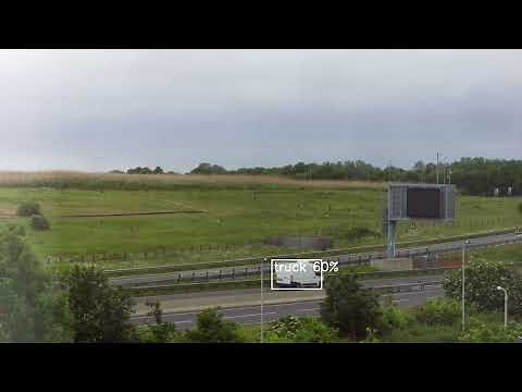 Raspberry Pi AI Kit | Object recognition: even works when traffic on the A14 is moving