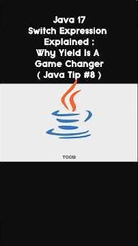 🚀 Java 17 Switch Expressions Explained: 💻 Why yield Is a Game Changer! #Java