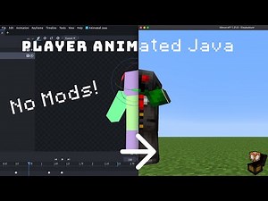 Player Animations in Vanilla Minecraft! [Blockbench Plugin]