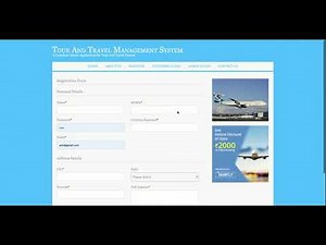 Tour and Travel Management System | Java JSP Servlet Project Tutorial | Java JSP CRUD Project