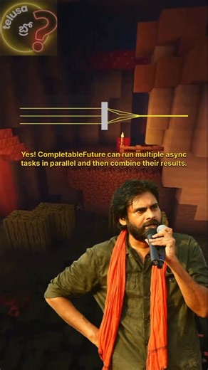 TechInTelugu on Instagram: "CompletableFuture” – Java’s hidden superpower 💡 Run tasks asynchronously, chain operations, and scale without blocking threads. If you’re still using normal loops or waiting for results… you’re missing out 😅 Follow for more such videos [This is an AI-generated voice for parody/educational purposes. Not affiliated with the real person] #CompletableFuture #JavaDevelopers #JavaTips #AsyncProgramming #Multithreading #BackendDevelopment #JavaLearning #TelusaBro #CodeWith