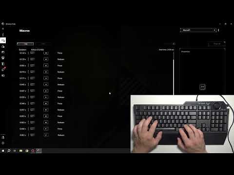How to Create Macros on ASUS TUF Gaming K1?