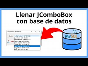 Llenar JComboBox con Base de datos - Apache Netbeans y MySQL