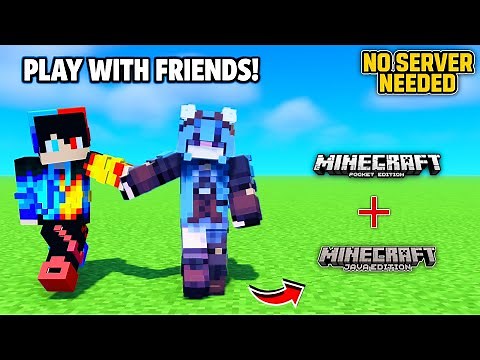 How to Play Minecraft Multiplayer Without Server! 🧑‍🤝‍🧑 (Java + PE) || Open LAN Tutorial
