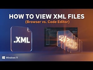 How to View & Edit XML Files (VS Code)
