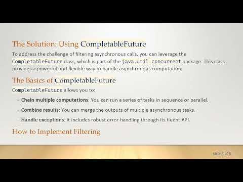 Filtering Asynchronous Calls with Java's CompletableFuture