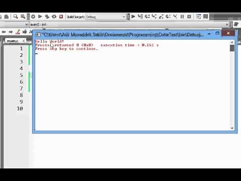How to Get Color in C Program