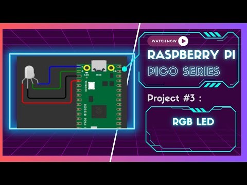 Control RGB LED with Raspberry Pi Pico | MicroPython Tutorial on Wokwi
