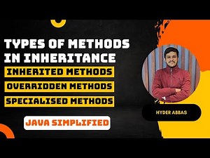 Types of Methods in Inheritance | Inherited, Overriding, and Specialized Methods | Method Overriding