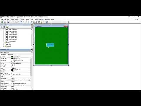 Excel VBA Tutorial for Beginners 63 - Command Button and User Form Event Handling