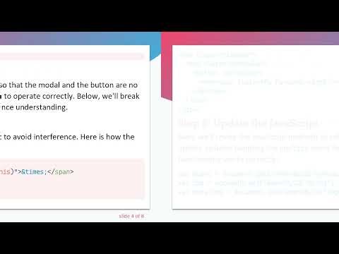 Creating a Functional Modal: Understanding the onclick Event for the span Tag Inside a div