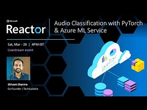 Audio Classification with PyTorch & Azure ML Service