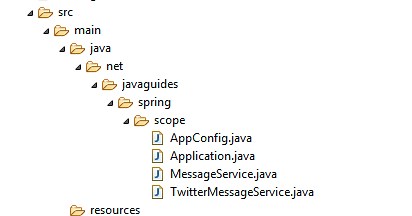 Spring @Scope Annotation with Prototype Scope Example