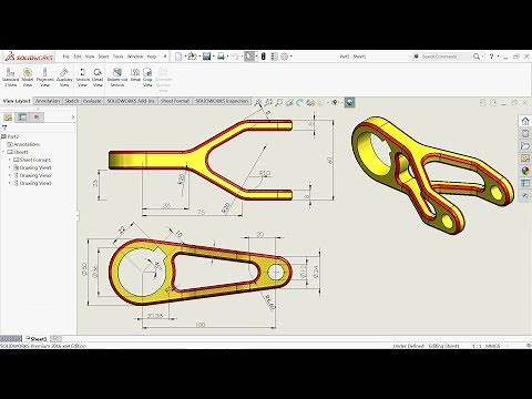 SolidWorks Tutorial for beginners with Drawing Exercise 3