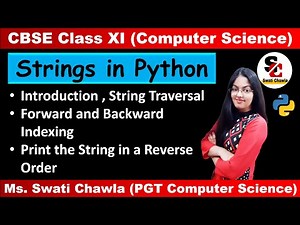 String in Python Class 11 | String Manipulation | Class 11 Computer Science