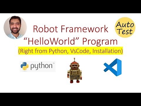 RobotFramework Hello World Program in Visual Studio Code